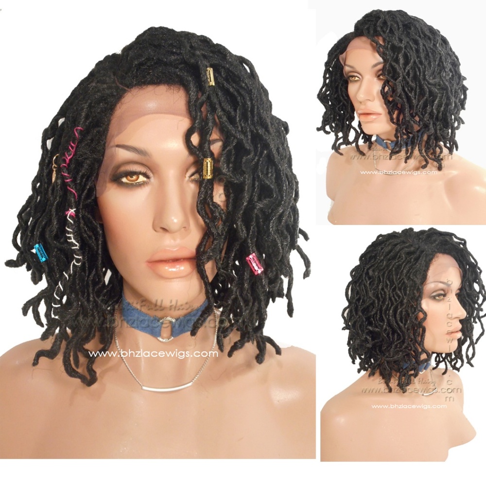 EXCLUSIVE! Sister loc faux locs dredlock wavy locs - Picture 8 of 8